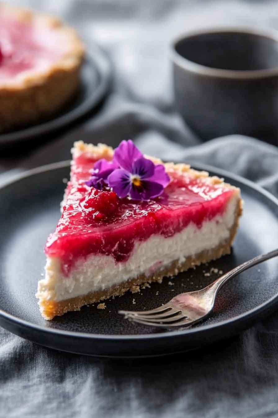 Rhubarb Cheesecake