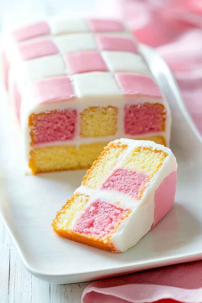 How to Serve Battenberg Cake