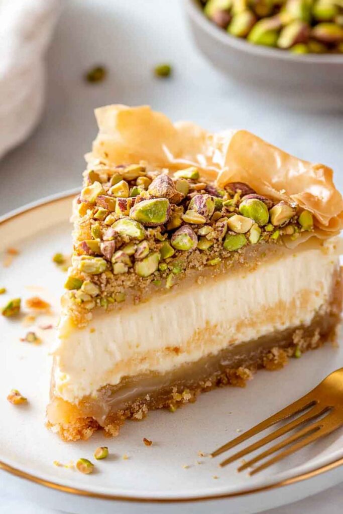 How to Serve Baklava Cheesecake