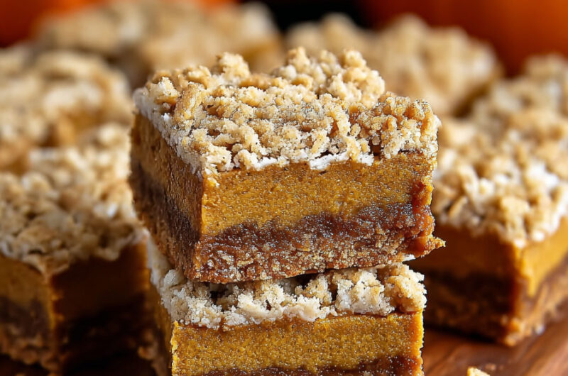 Gingerbread Pumpkin Bars