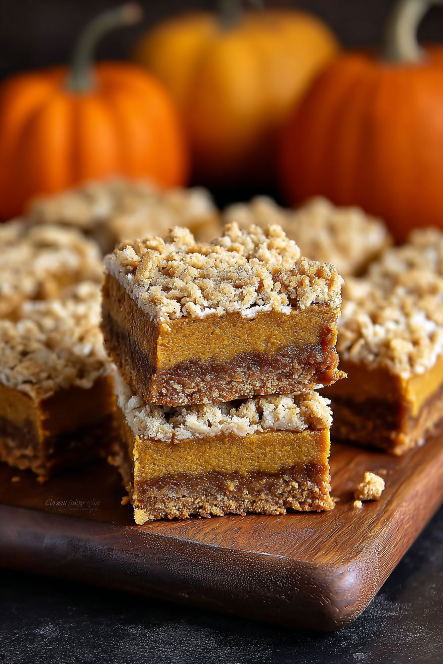 Gingerbread Pumpkin Bars