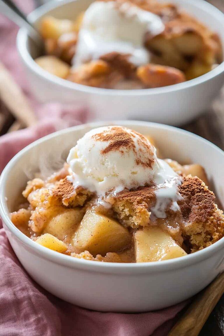 Cinnamon Apple Cobbler