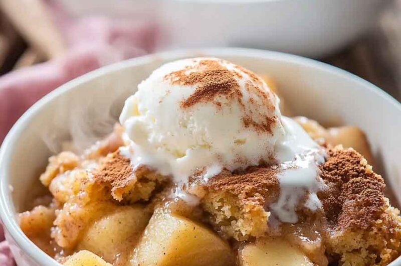 Cinnamon Apple Cobbler