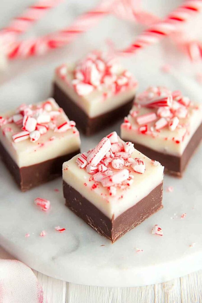 How to Serve Peppermint Fudge