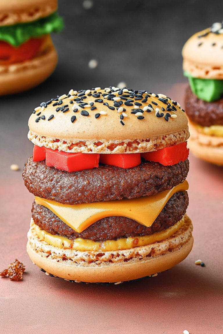 Hamburger Macarons Recipe