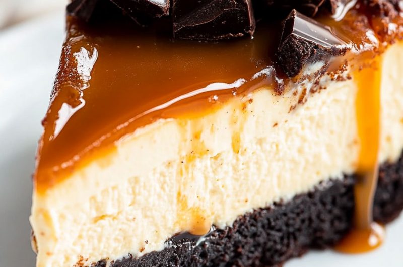 Caramel Brownie Cheesecake