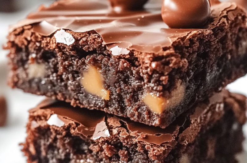 Midnight Turtle Brownies