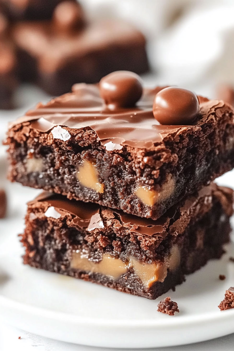 Midnight Turtle Brownies