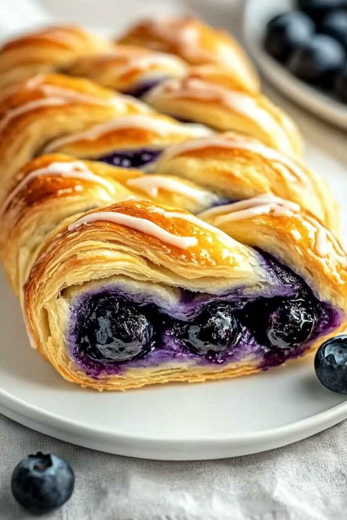 4. Assemble the Blueberry Braid