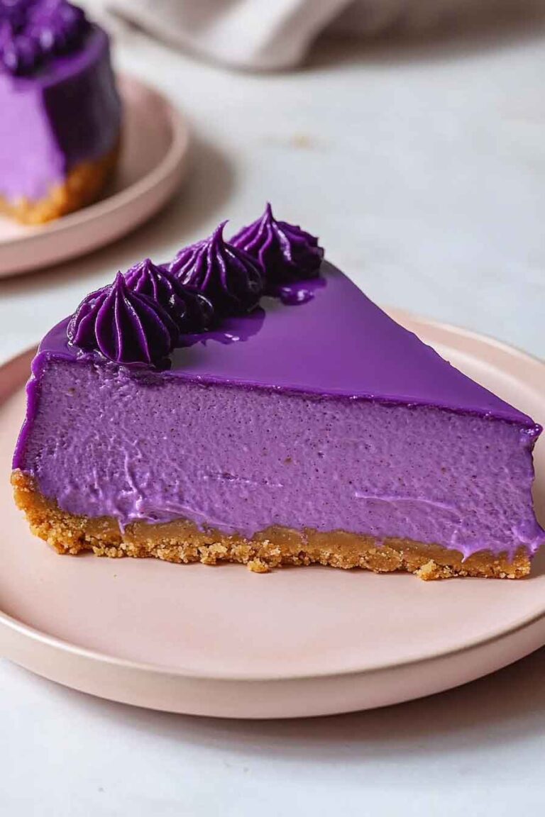 Ube Cheesecake