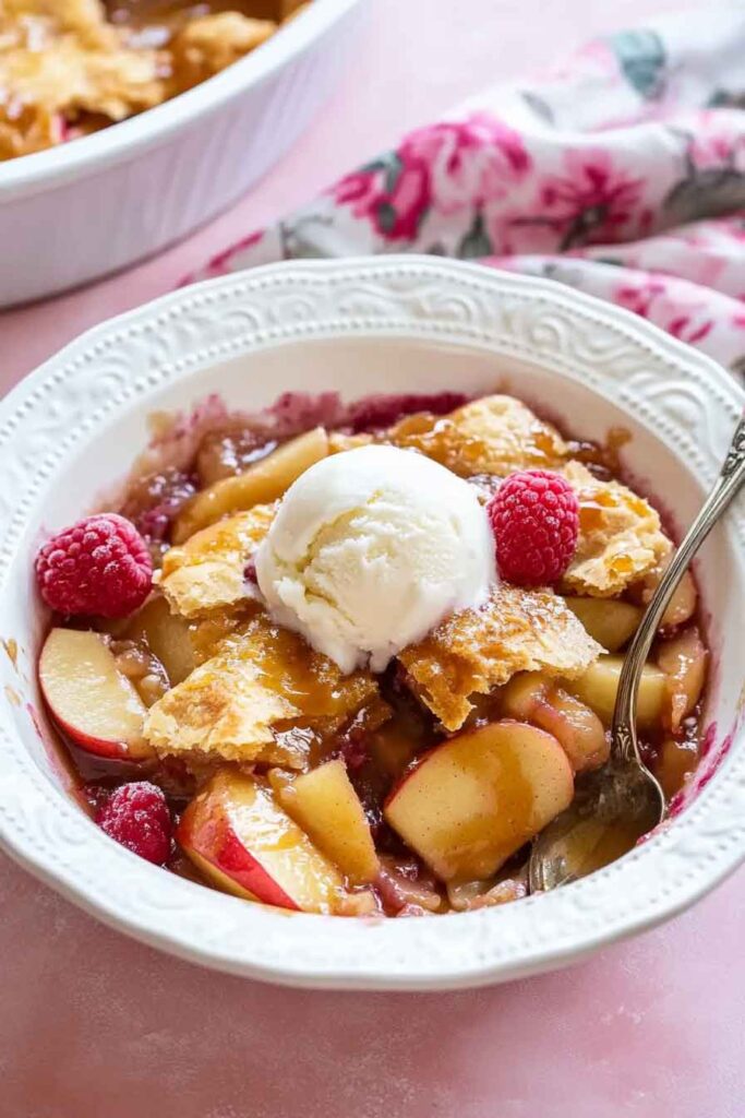 How to Serve Apple Raspberry Pandowdy