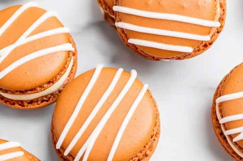 Pumpkin Spice Macarons