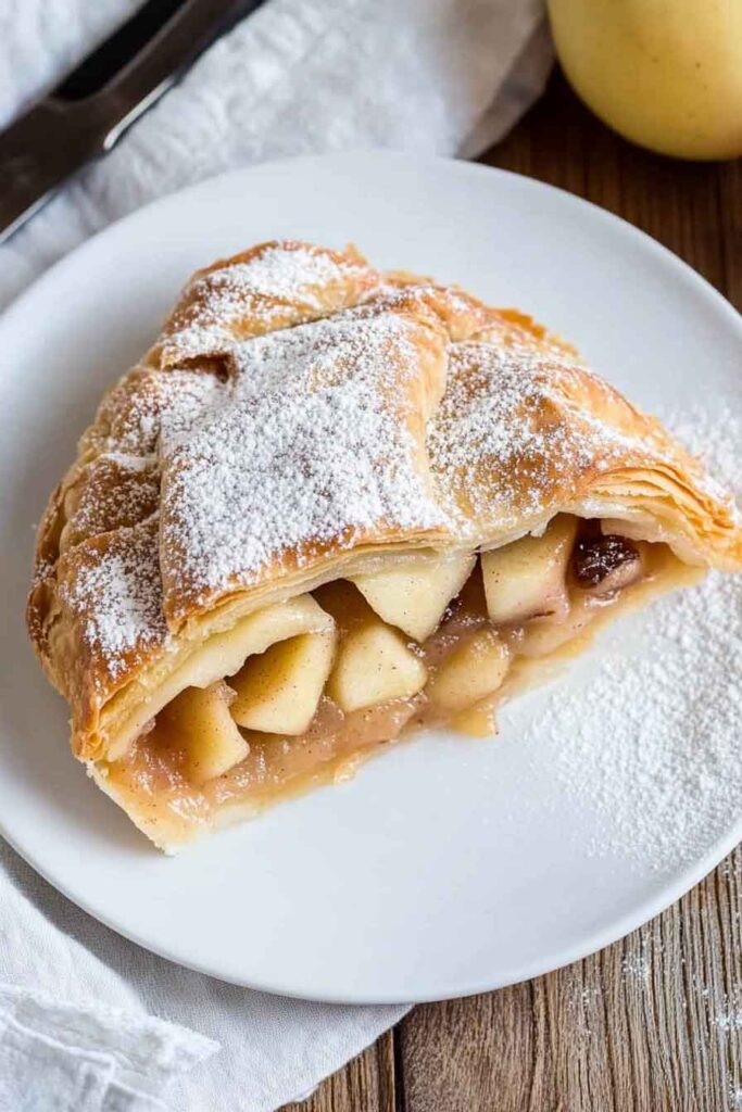 How to Serve Apple Strudel