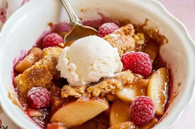 Apple Raspberry Pandowdy