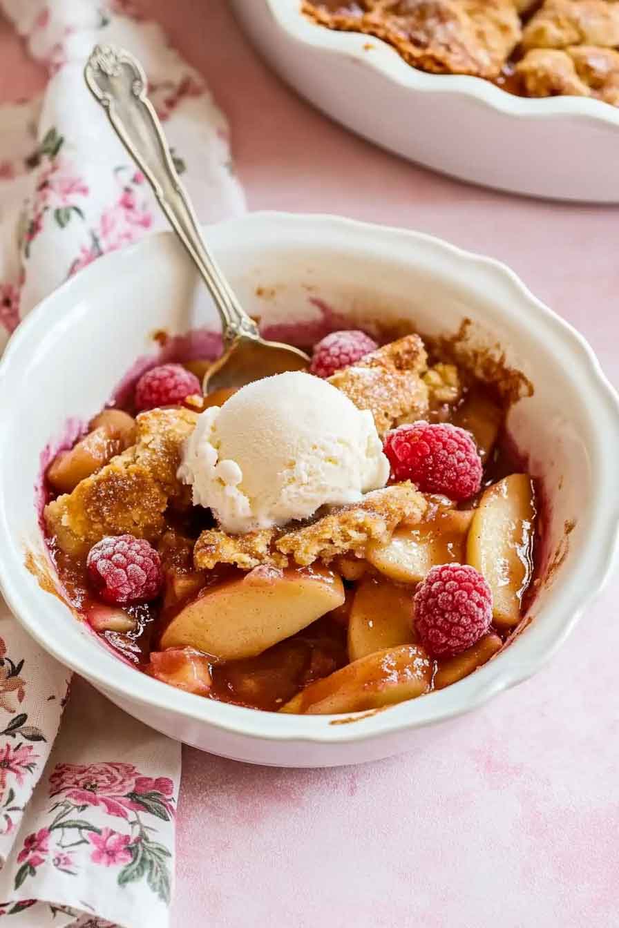 Apple Raspberry Pandowdy