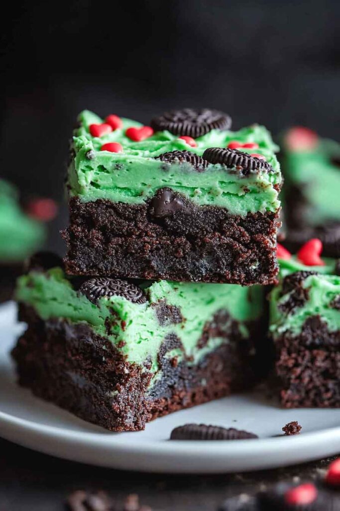 Step-by-Step Instructions for Making Grinch Brownies