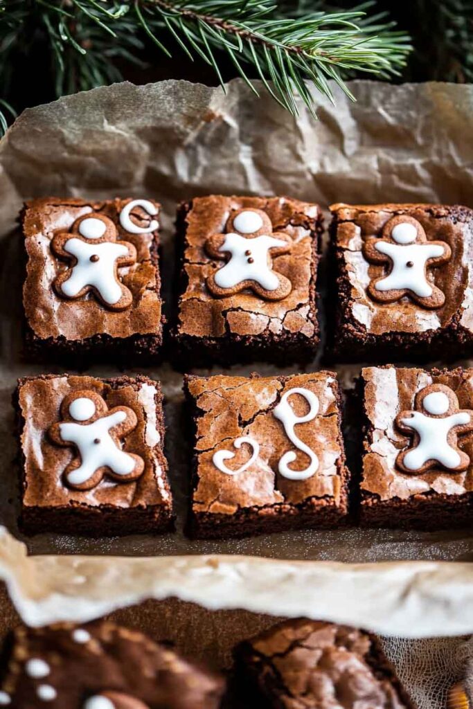 How to Serve Gingerbread Brownies