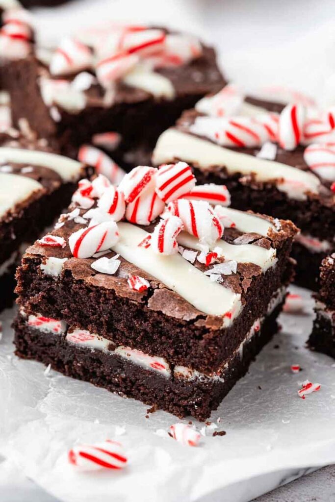 How to Serve Peppermint Brownies