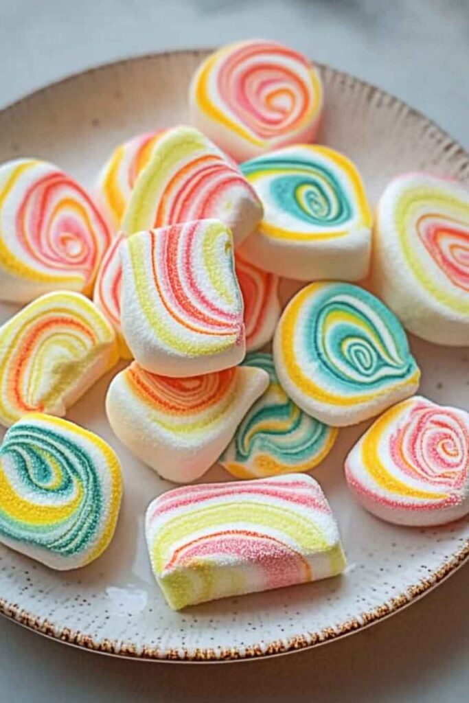 How to Serve Marshmallow Candy Pinwheels