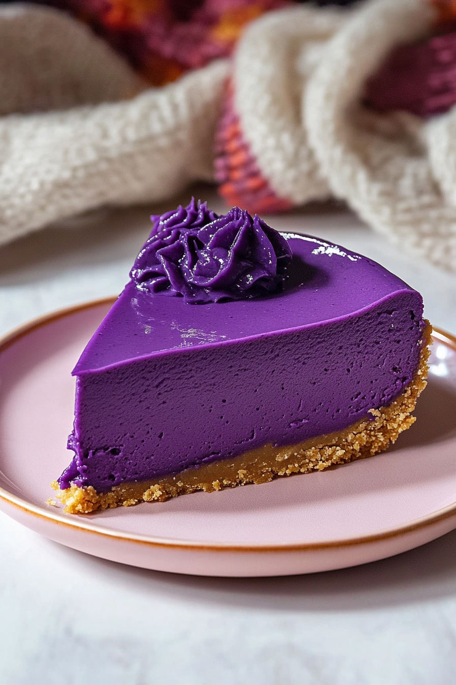 Ube Cheesecake