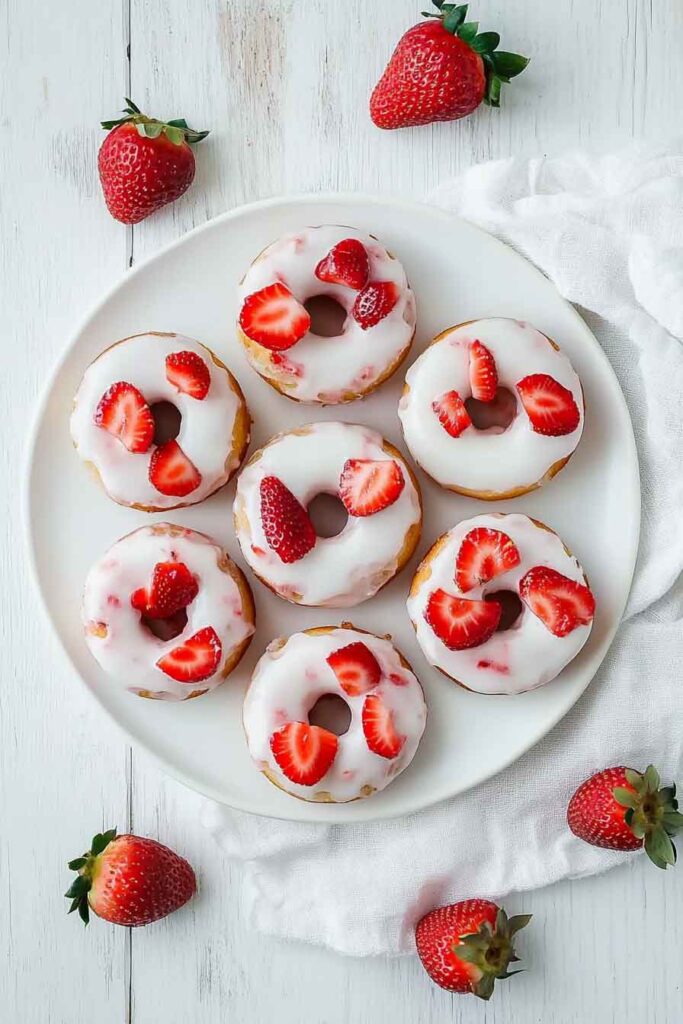 Strawberry Cheesecake Donuts
