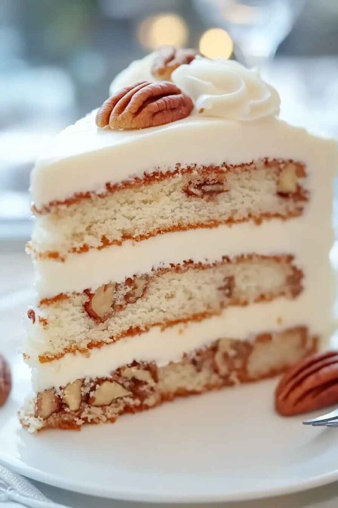 White Pecan Cake