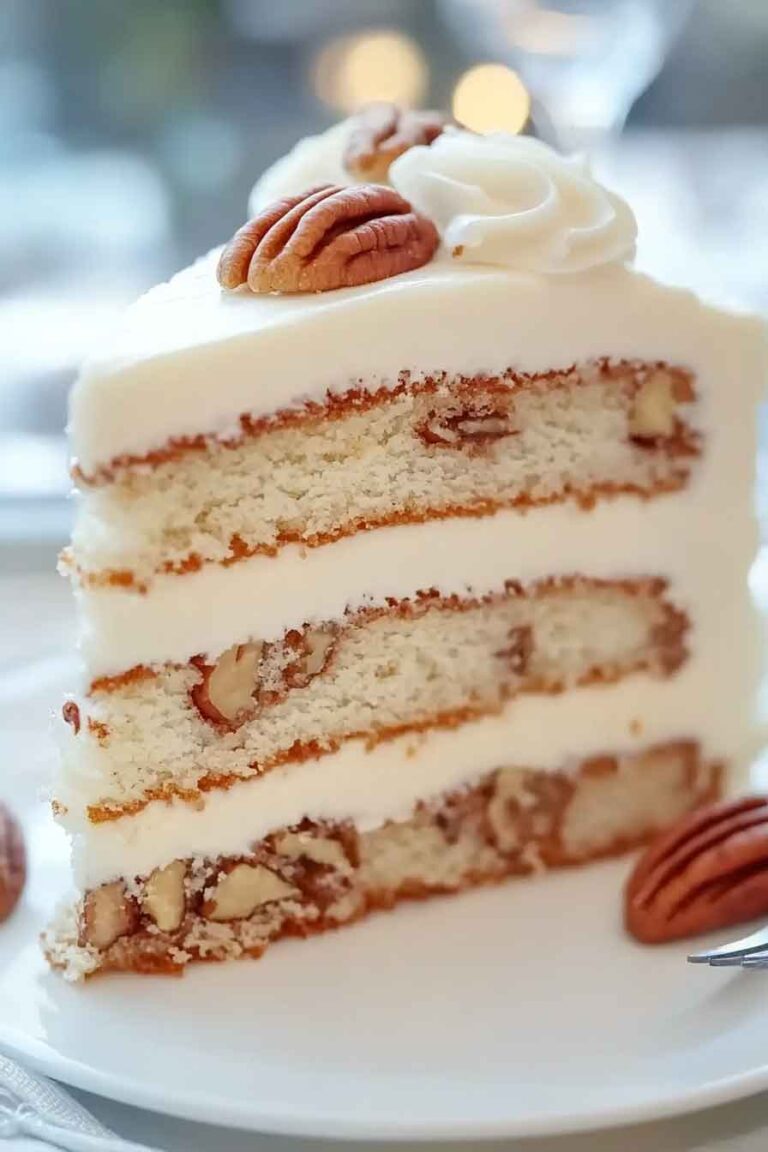 White Pecan Cake
