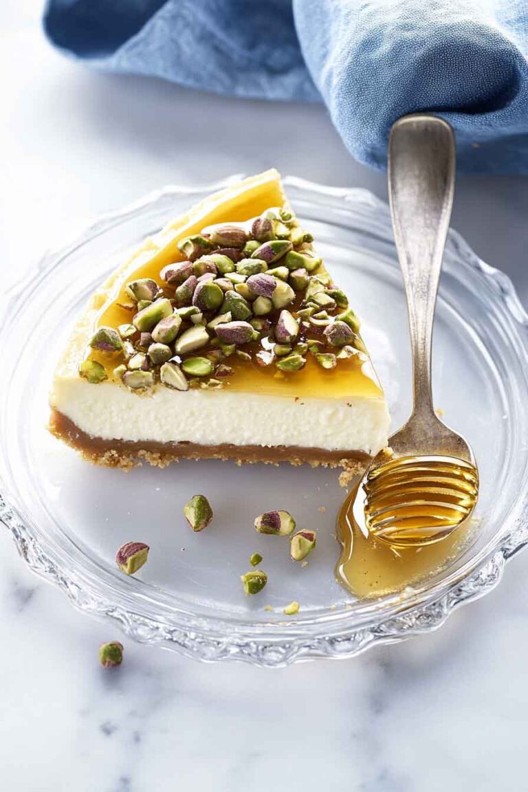Honey Pistachio Cheesecake