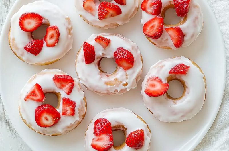Strawberry Cheesecake Donuts Recipe