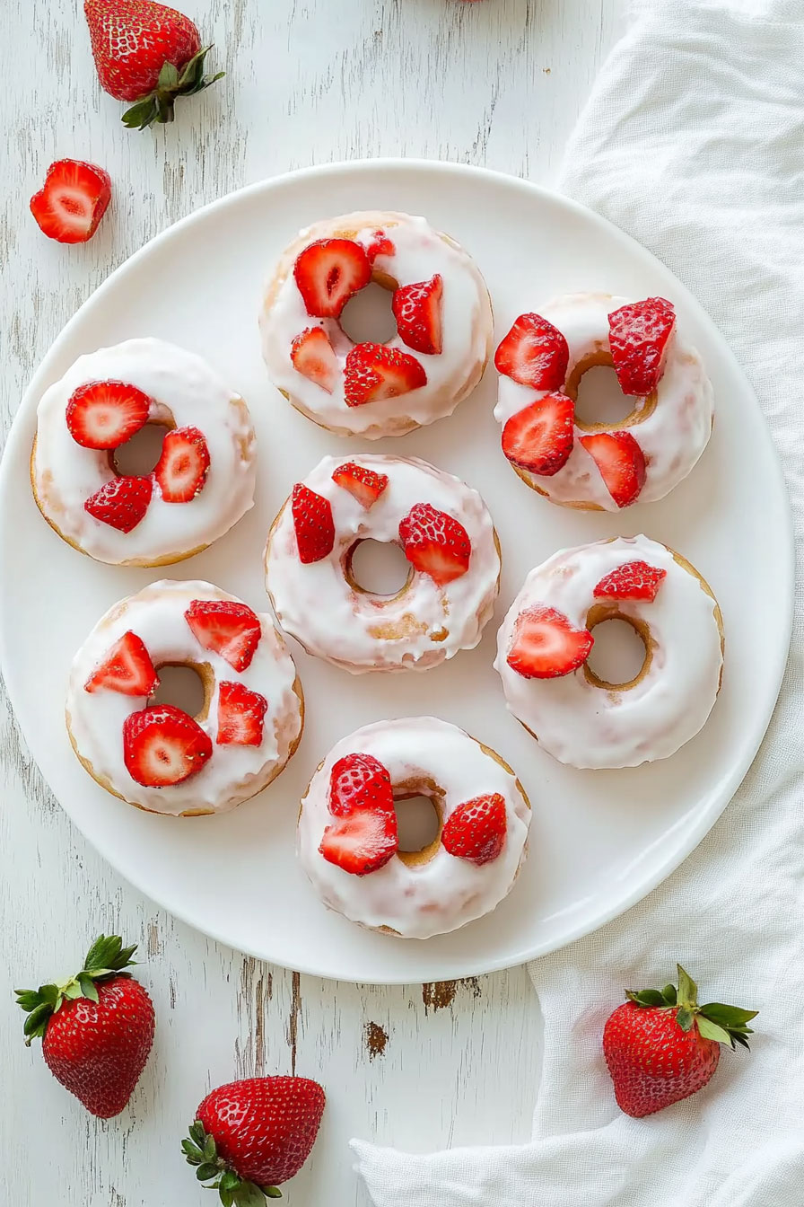 Strawberry Cheesecake Donuts Recipe