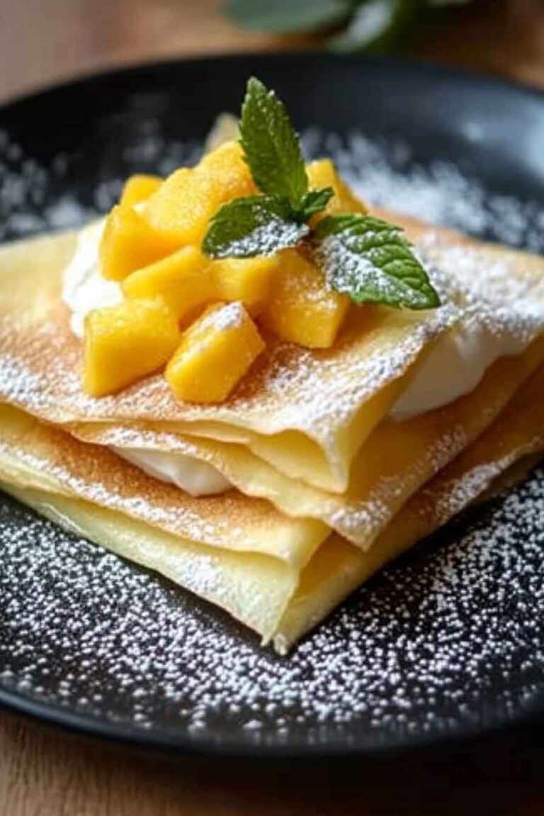 Mango Crepe Delight