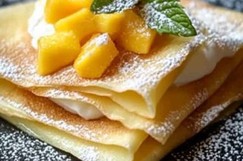 Mango Crepe Delight