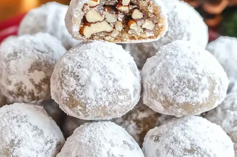 Cinnamon Pecan Snowballs