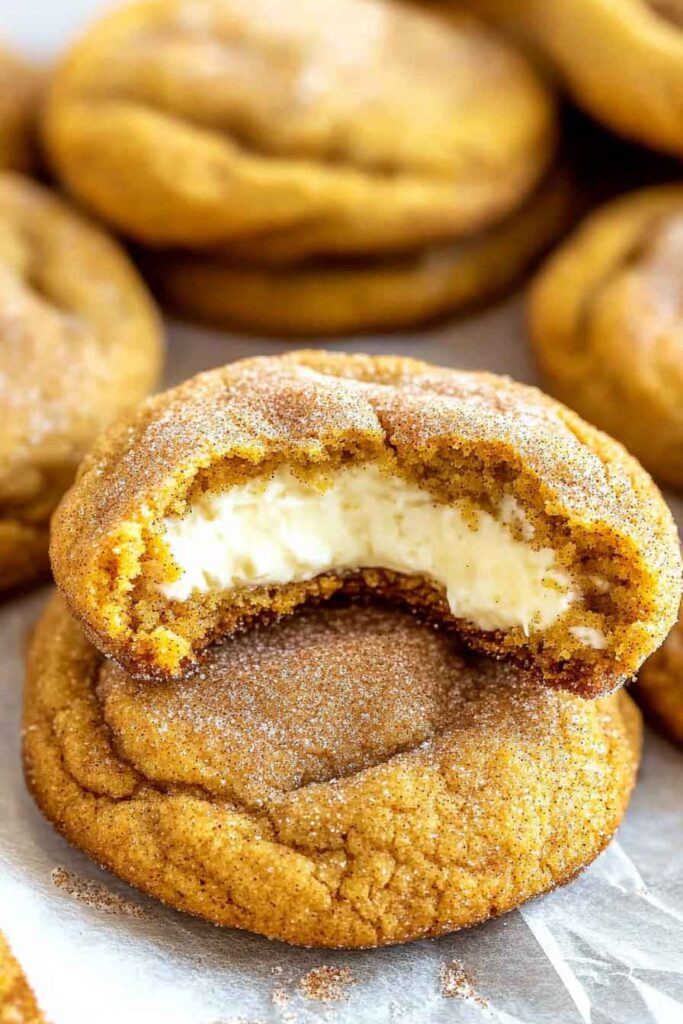 How to Serve Pumpkin Cheesecake Snickerdoodles