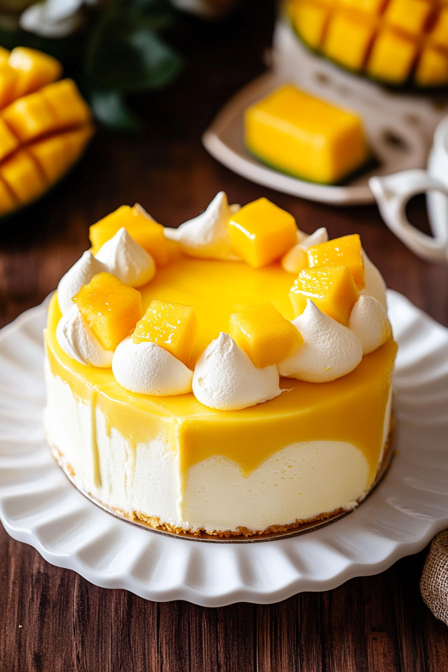 Mango Mousse Cake