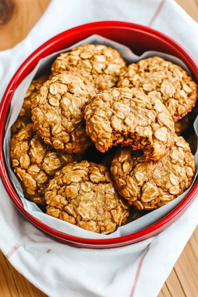 Pumpkin Oatmeal Cookies