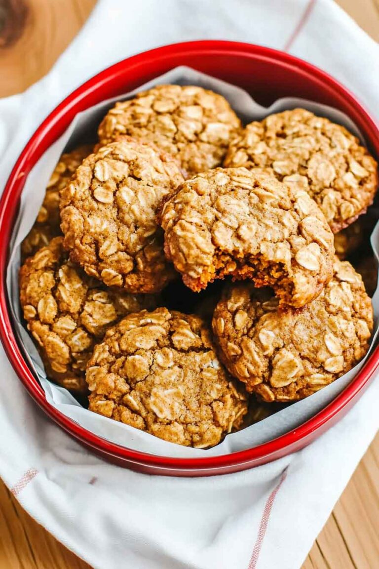 Pumpkin Oatmeal Cookies