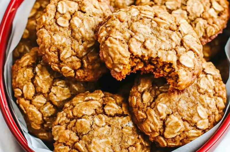Pumpkin Oatmeal Cookies