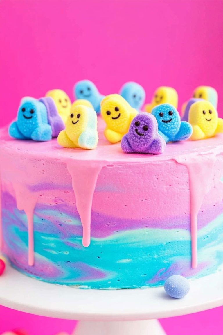 Peeps Swirl Cake