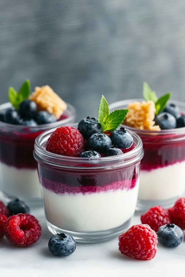 Berry Panna Cotta