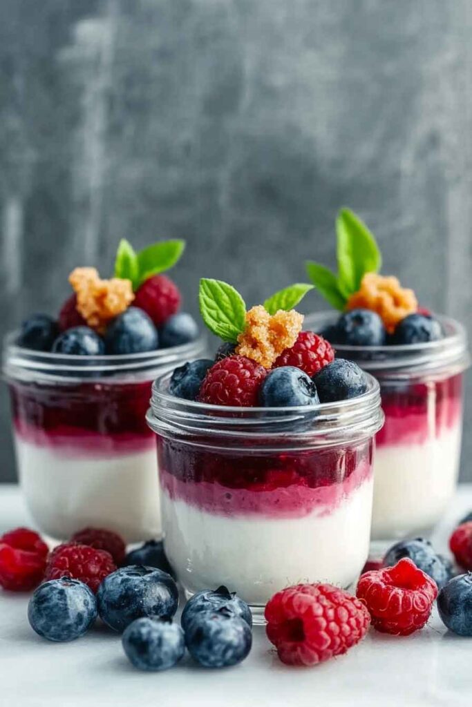 Step-by-Step Instructions for Berry Panna Cotta