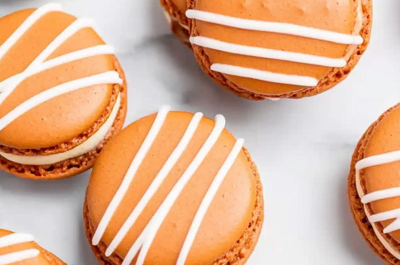 Pumpkin Spice Macarons