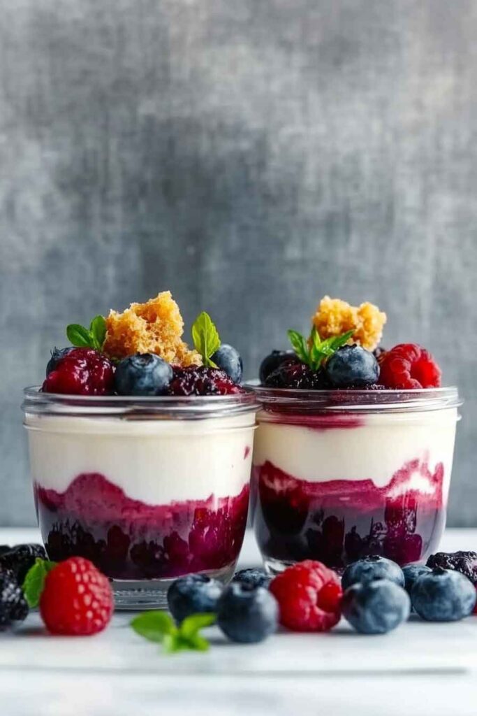 How to Serve Berry Panna Cotta