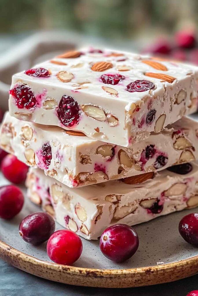 Step-by-Step Instructions for Cranberry Almond Nougat