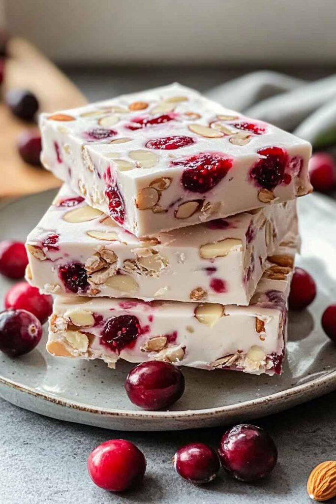 Cranberry Almond Nougat