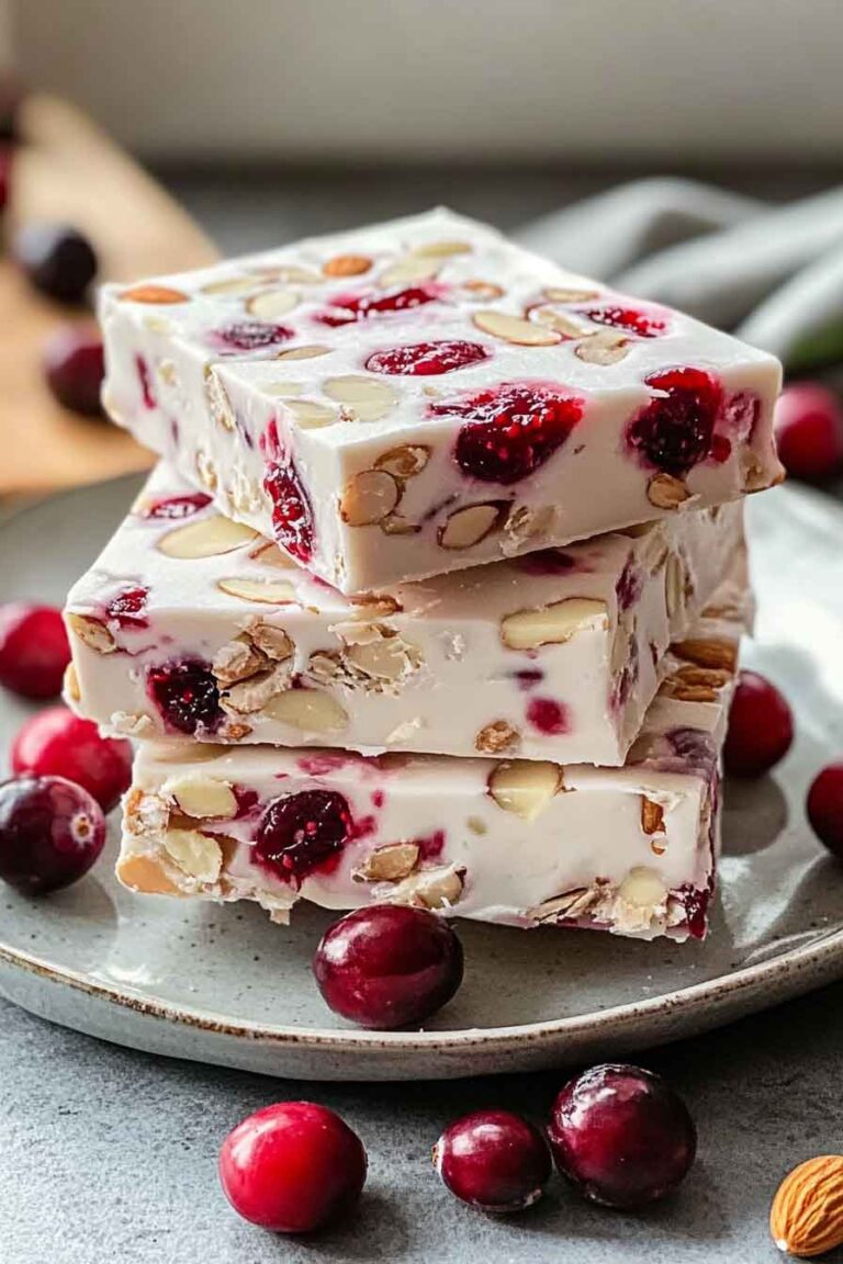 Cranberry Almond Nougat