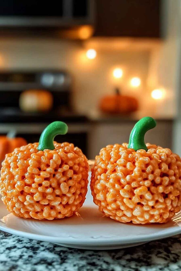 Pumpkin Krispie Pumpkins