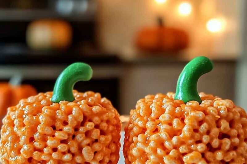 Pumpkin Krispie Pumpkins