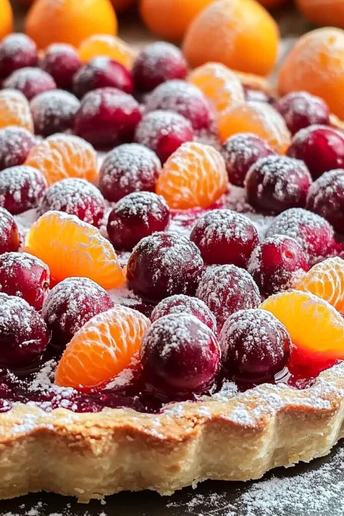 Cranberry Clementine Tart