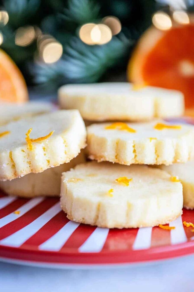 How to Serve Citrus Shortbread Cookies